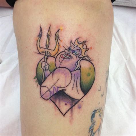 Ursula done on @muzzaaxox defo one of my favourites #waltdisney #tattoo ...