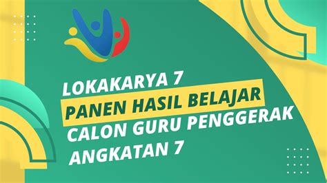 Panen Hasil Belajar Lokakarya Calon Guru Penggerak Angkatan Kota