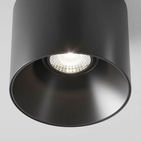 Maytoni Alfa Led Downlight De Superficie Negro Lm K