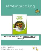 Samenvatting Nectar Biologie Hoofdstuk Gedrag Vwo Natuur En