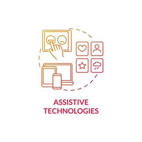 Assistive Technologies Concept Icon Autistic Behavior Treatment Abstract Idea Thin Line