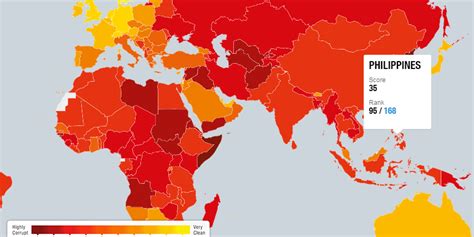 Phl ranking drops to 95 in Corruption Perceptions Index