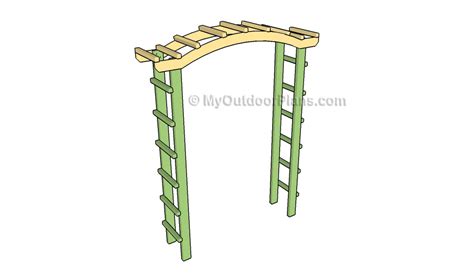 How to Build a Garden Arbor | MyOutdoorPlans | Free Woodworking Plans and Projects, DIY Shed ...