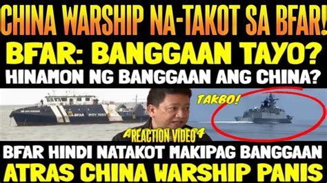 CHINA WARSHIP NAGULAT HINAM0N NG BANGGAAN UMATRAS NADUWAG PINALAGAN NG