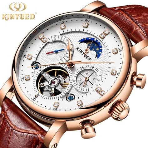 Mens Skeleton Automatic Mechanical Watch Clothing Shoes And Jewelry