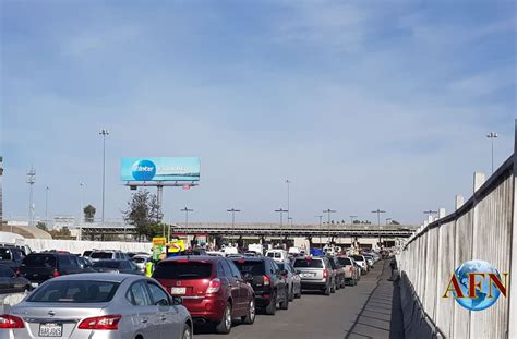 Registran Largas Filas En Garita De Otay