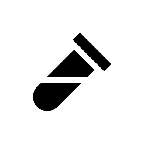 Test Tube Black Glyph Ui Icon Laboratory Research Scientific