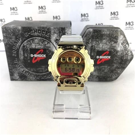 Casio G Shock GM 6900SG 9 Gold Ingot Bezel Transparent Strap Men S