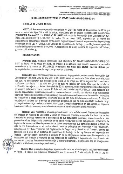 Pdf Contenidas En La Ley No Ley General De Inspecci N Del