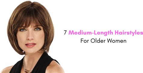 7 Medium-Length Hairstyles For Older Women | Paula Young Blog