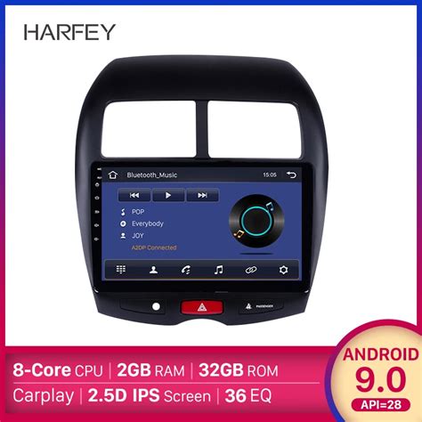 Harfey HD 10 1 Stereo 2Din Car GPS Android 9 0 Navi Auto Radio For