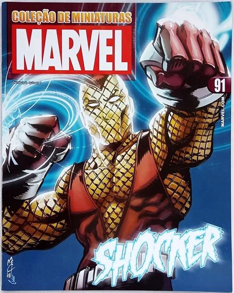 Revista Fasc Culo Shocker Cole O Marvel Figurines Homem Aranha