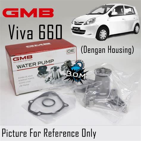 GMB WATER PUMP WITH HOUSING PERODUA VIVA 660 850 GWD 51AH Shopee