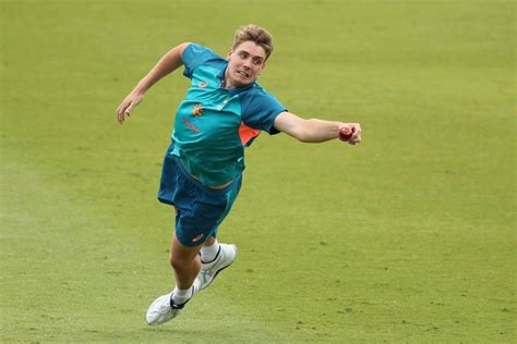 Cameron Green Hard At Work At A Fielding Drill