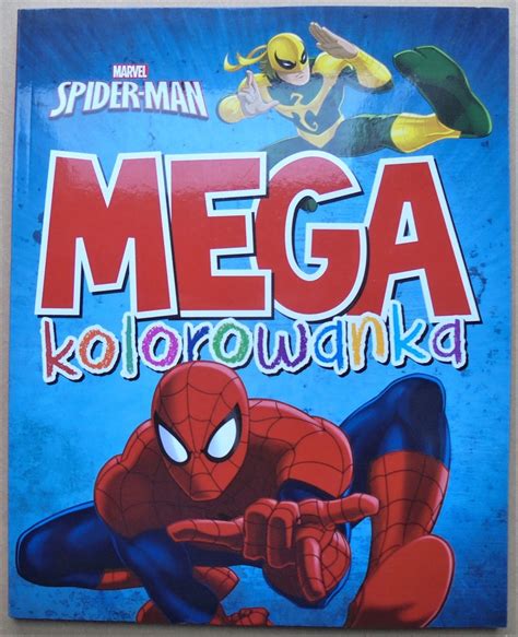 Mega Kolorowanka Marvel Spider Man Nowa Opis