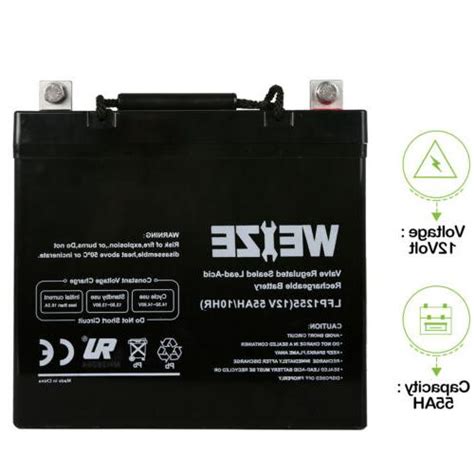 Weize V Ah Sealed Agm Deep Cycle Battery