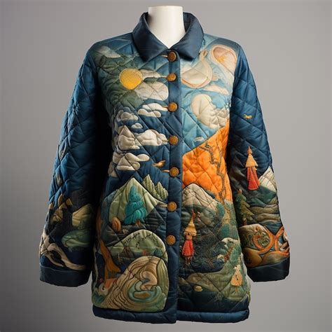 Premium Photo | Quilted jacket
