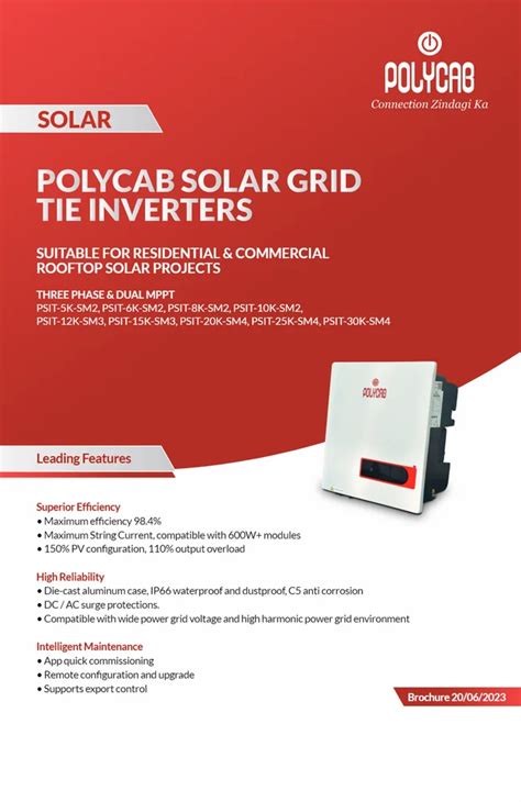 Polycab Solar Inverter Kw Three Phase At Rs In Chennai Id