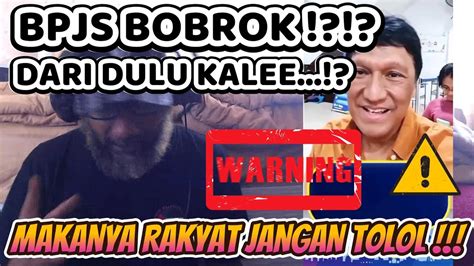 VIRAL IKANG FAUZI RASAKAN BETAPA BOBROKNYA PELAYANAN BPJS KESEHATAN