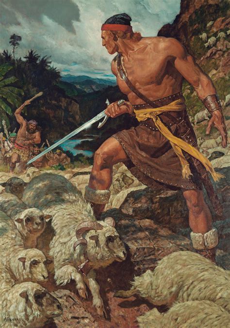 Ammon Defends The Flocks Of King Lamoni