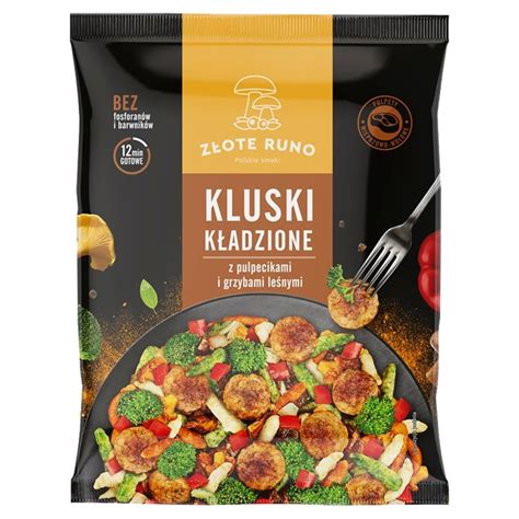 Złote Runo Kluski kładzione z pulpecikami i grzybami leśnymi 500 g