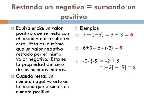 Caracteristicas De Los Numeros Positivos Rela