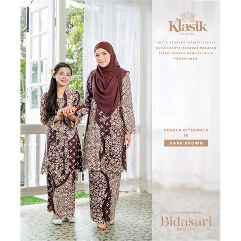 KEBAYA BIDASARI JELITA WARDROBE RAYA 2024 BATIK SULAM KEBAYA KOTA BHARU