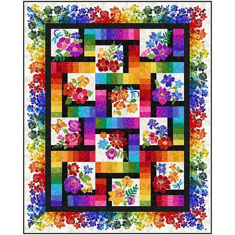 In The Beginning Sunshine Garden Bom Quilt Kit Van Jason Yenter Quilt