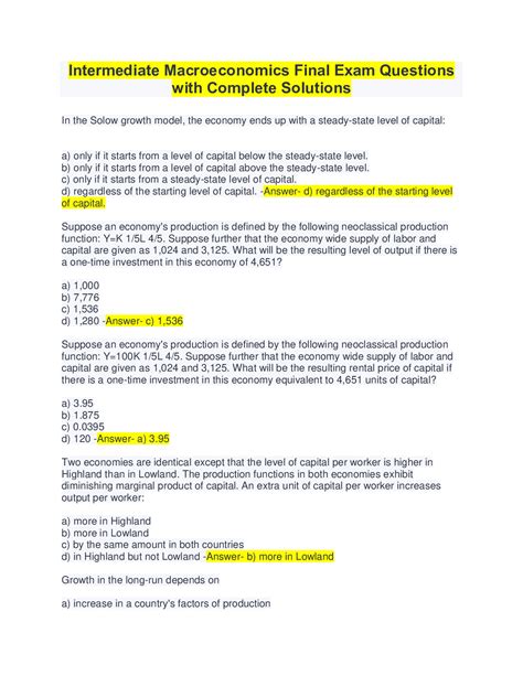 Sophia Macroeconomics Unit Milestone Questions And Answers 29232 Hot