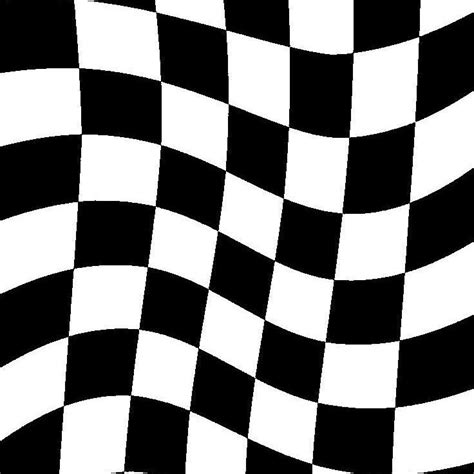 An Abstract Black And White Checkered Pattern