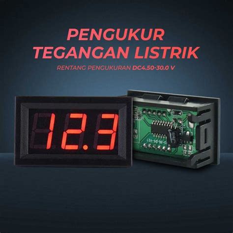 Jual Display Pengukur Tegangan Listrik Voltmeter LED Di Lapak Towajo