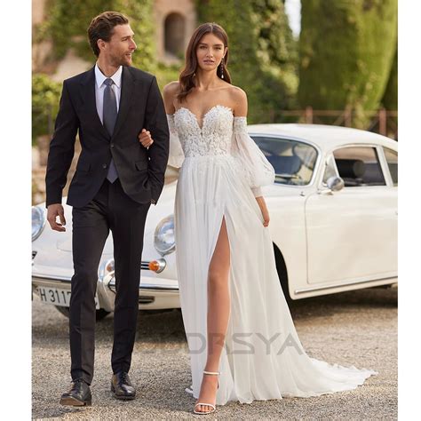 Roddrsya Elegante Boho Vestido De Casamento Para Mulher Querida