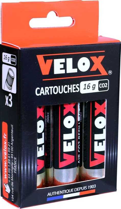 Velox Cartouche Co Velox G Lot De La Cartouche Co Velox E