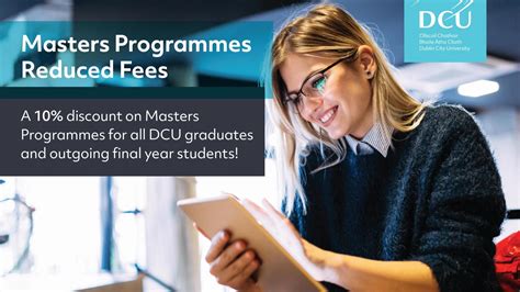 dcu announces extension    reduced fees scheme  masters