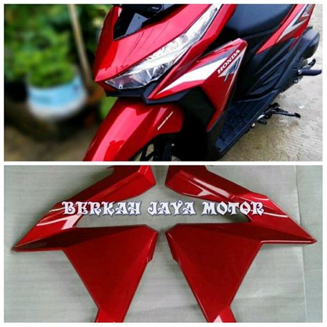 Jual Cover Sayap Kanan Kiri Honda Vario Or Led Merah Hitam