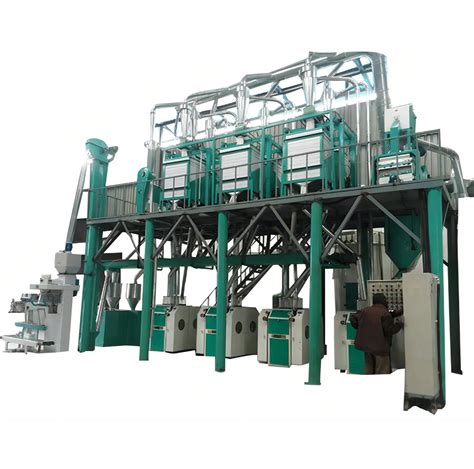 Fully Automatic 50 60 Tonnes Mealie Meal Maize Flour Milling Machine