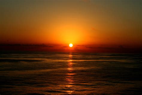 Free Images Sea Nature Ocean Horizon Sun Sunrise Sunset