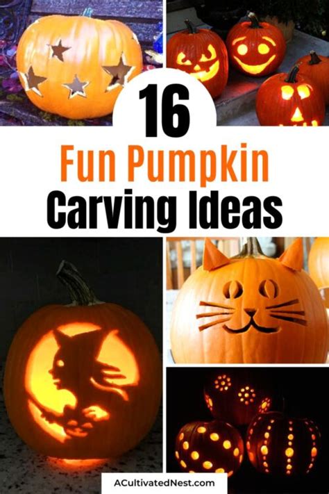 Fun Pumpkin Carving Ideas A Cultivated Nest