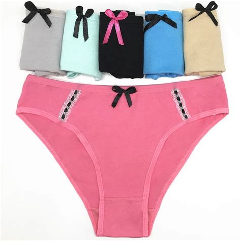 Pack Of 600 Solid Bikini Pants Cotton Lady Panties Women Brief