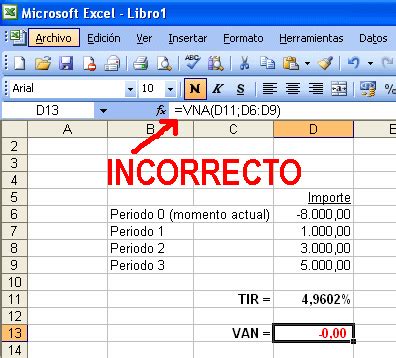 Calcular Van Y Tir Excel Actualizado Diciembre