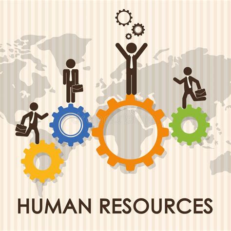 Human Resources Design Person Icon Isolated Illustration Stock Vector Illustration Of