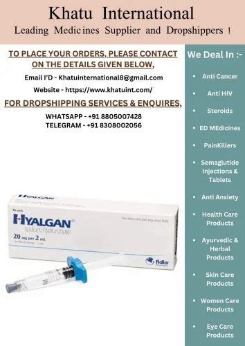 Hyalgan Mg Injection At Rs Vial Pharmaceutical Injection In