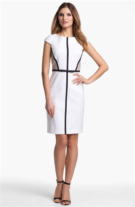 Tahari Colorblock Sheath Dress Nordstrom