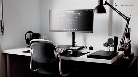 Black And White Gaming Setup Give You The Clean Look