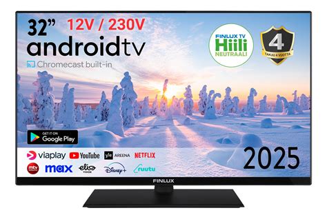 FINLUX 32 M8 ANDROID SMART LED TELEVISIO 12 Voltin Tuella 2025 4