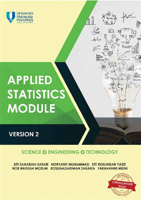 Pdf Applied Statistics Module Version 2 Science Engineering Technology