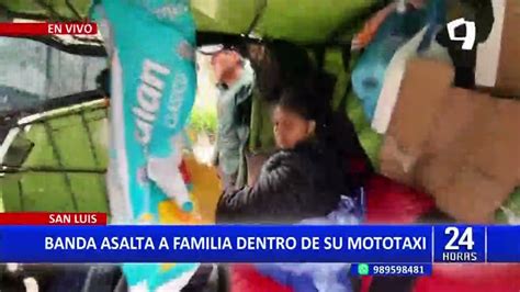 San Luis Delincuentes asaltan a familia dentro de mototaxi Vídeo