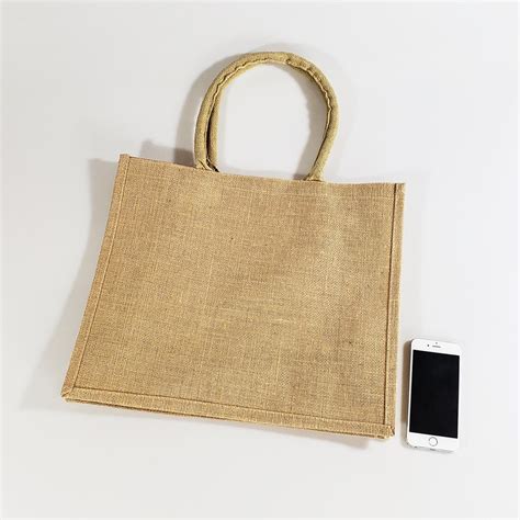 Large Burlap Shopping Bags Reusable Jute Totes Aa Sourcing Ltd