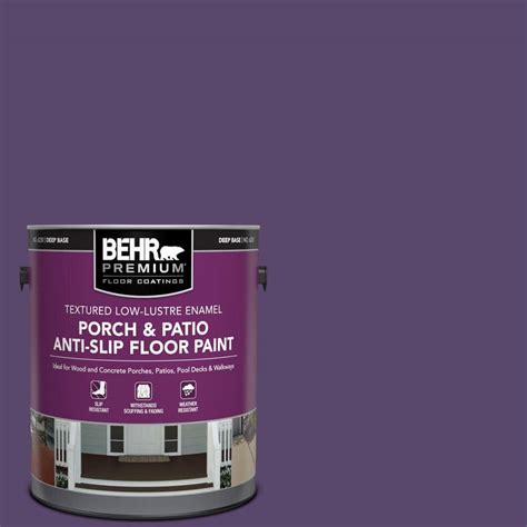 BEHR PREMIUM 1 Gal P570 7 Proper Purple Textured Low Lustre Enamel