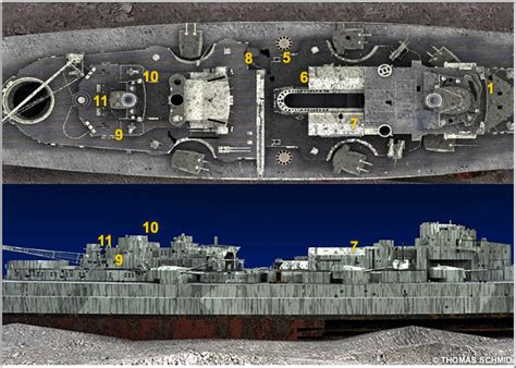 Hms Hood Wreck Diagram